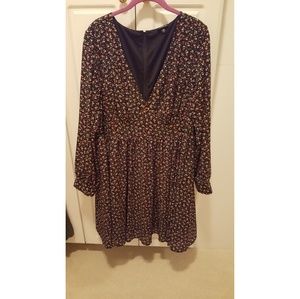 Torrid Long sleeve floral dress